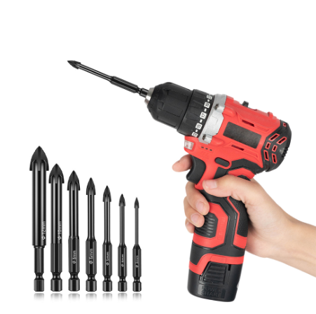 7Pcs Dry Diamond Drill Bits Set for Granite Tile Glass Marble Ceramic